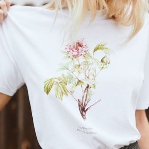 John Galt La France White Tee